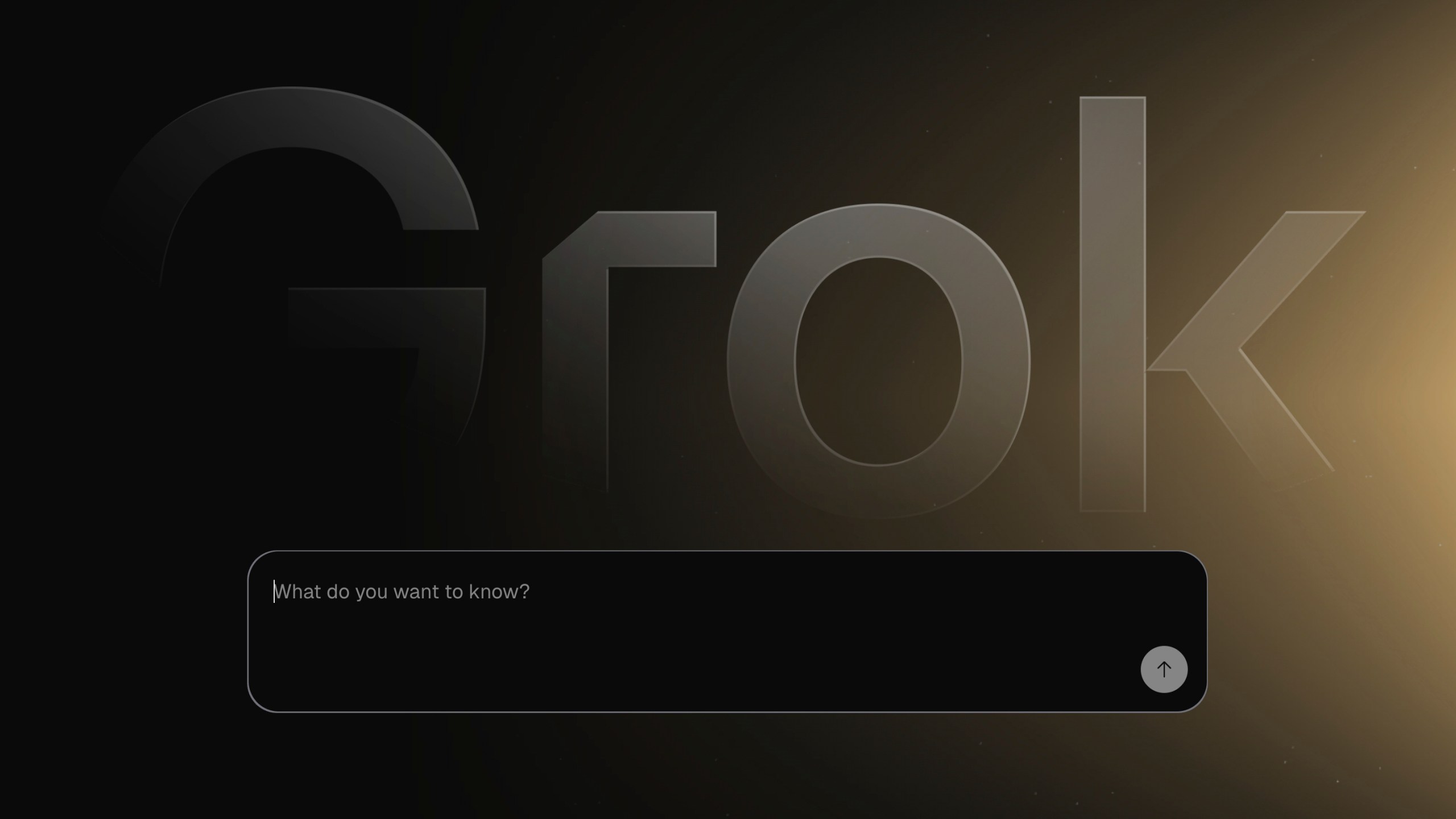This image from the xAI website shows a search field for the artificial intelligence chatbot Grok on Thursday, May 5, 2025. (AP Photo)