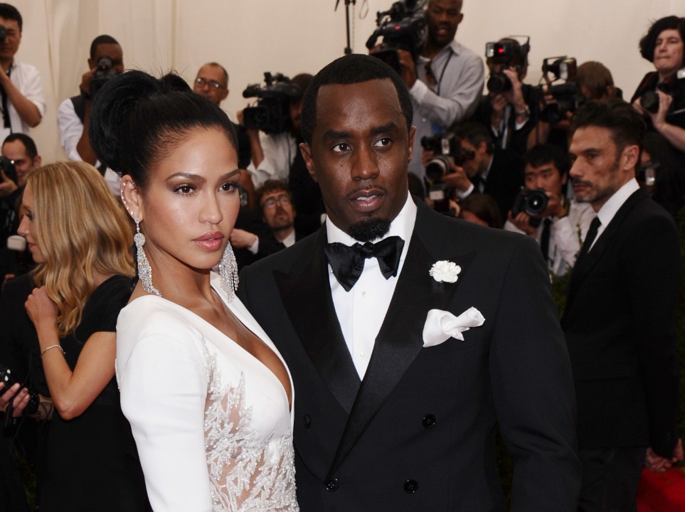 Cassie and Diddy arrive at the Met Gala