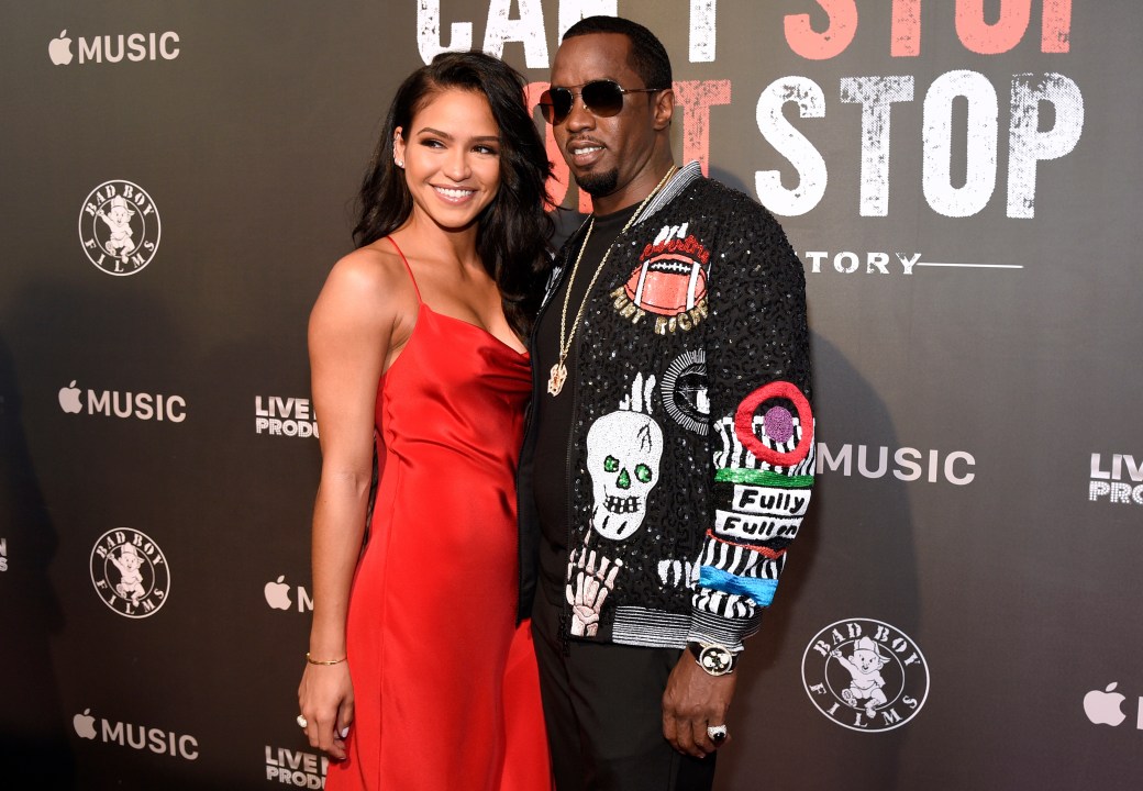 ARCHIVO – Cassie Ventura, izquierda, y Sean "Diddy" Combs en la premier de "Can't Stop, Won't Stop: A Bad Boy Story" el 21 de junio de 2017, en Beverly Hills, California. (Foto de Chris Pizzello/Invision/AP, Archivo)