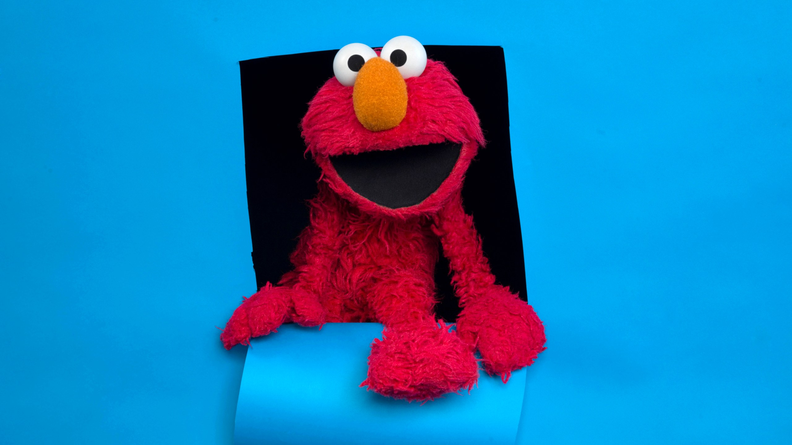 Elmo of the film "Being Elmo" poses for a portrait