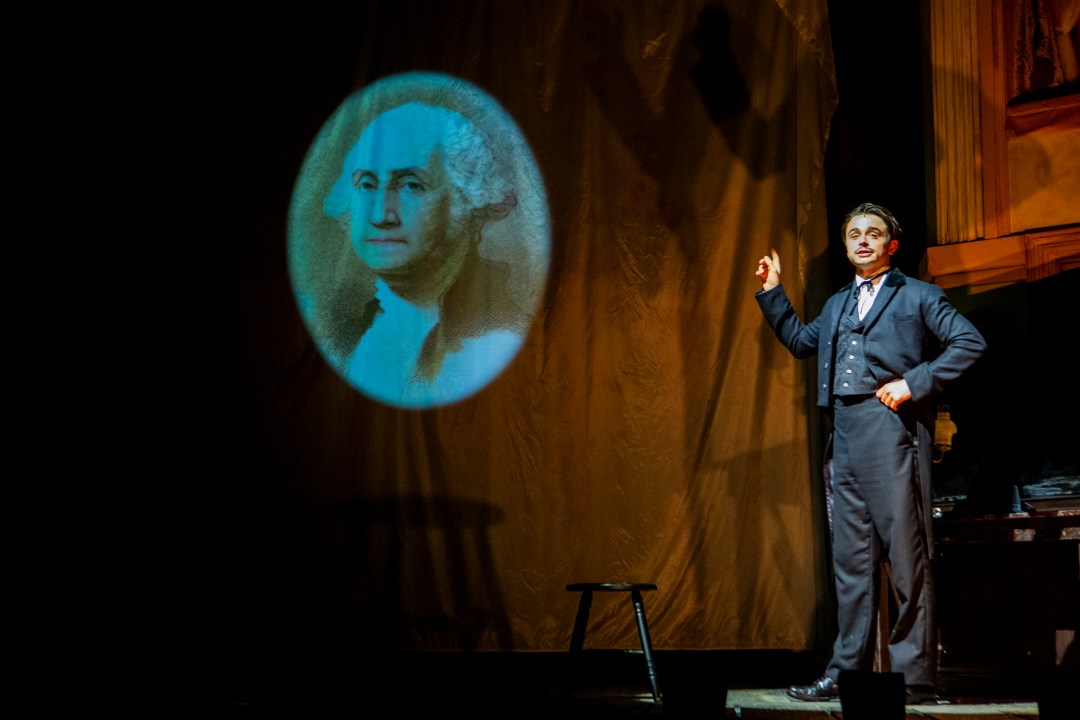 Still from "John Wilkes Booth: One Night Only" play.