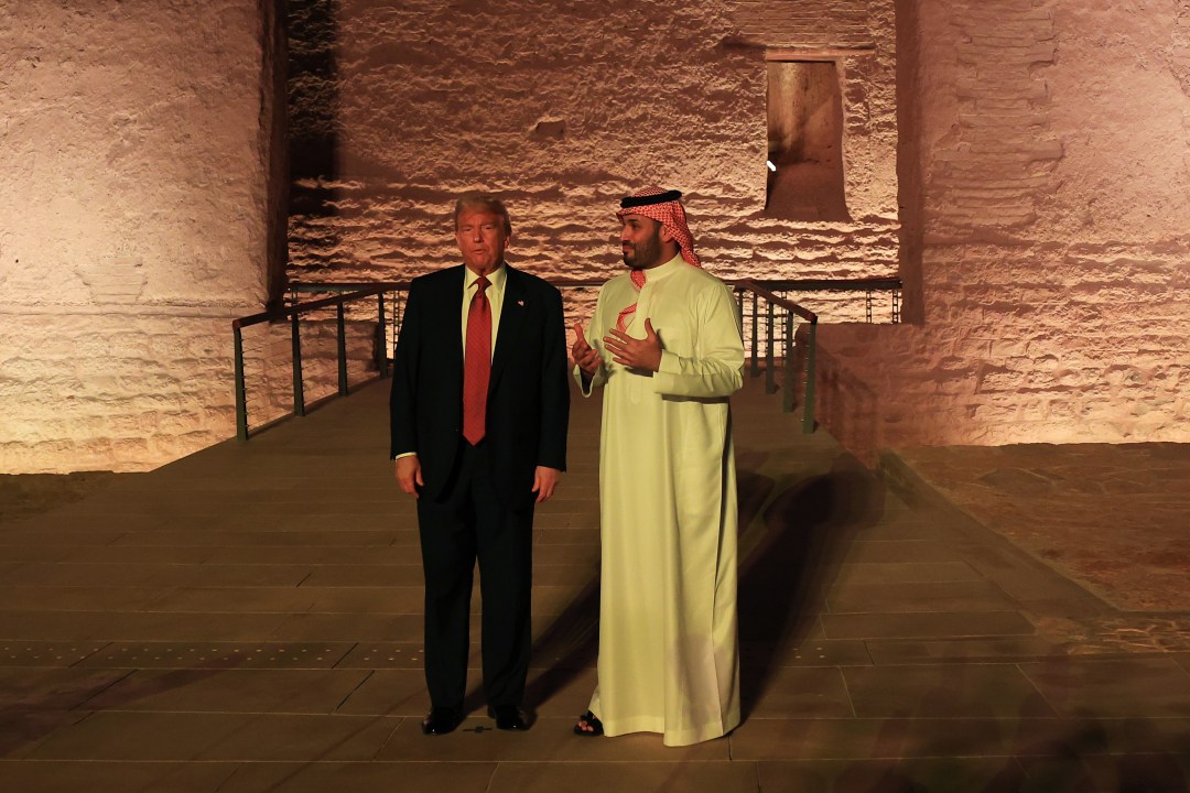 President Donald J. Trump and Saudi Crown Prince Mohammed bin Salman tour Diriyah