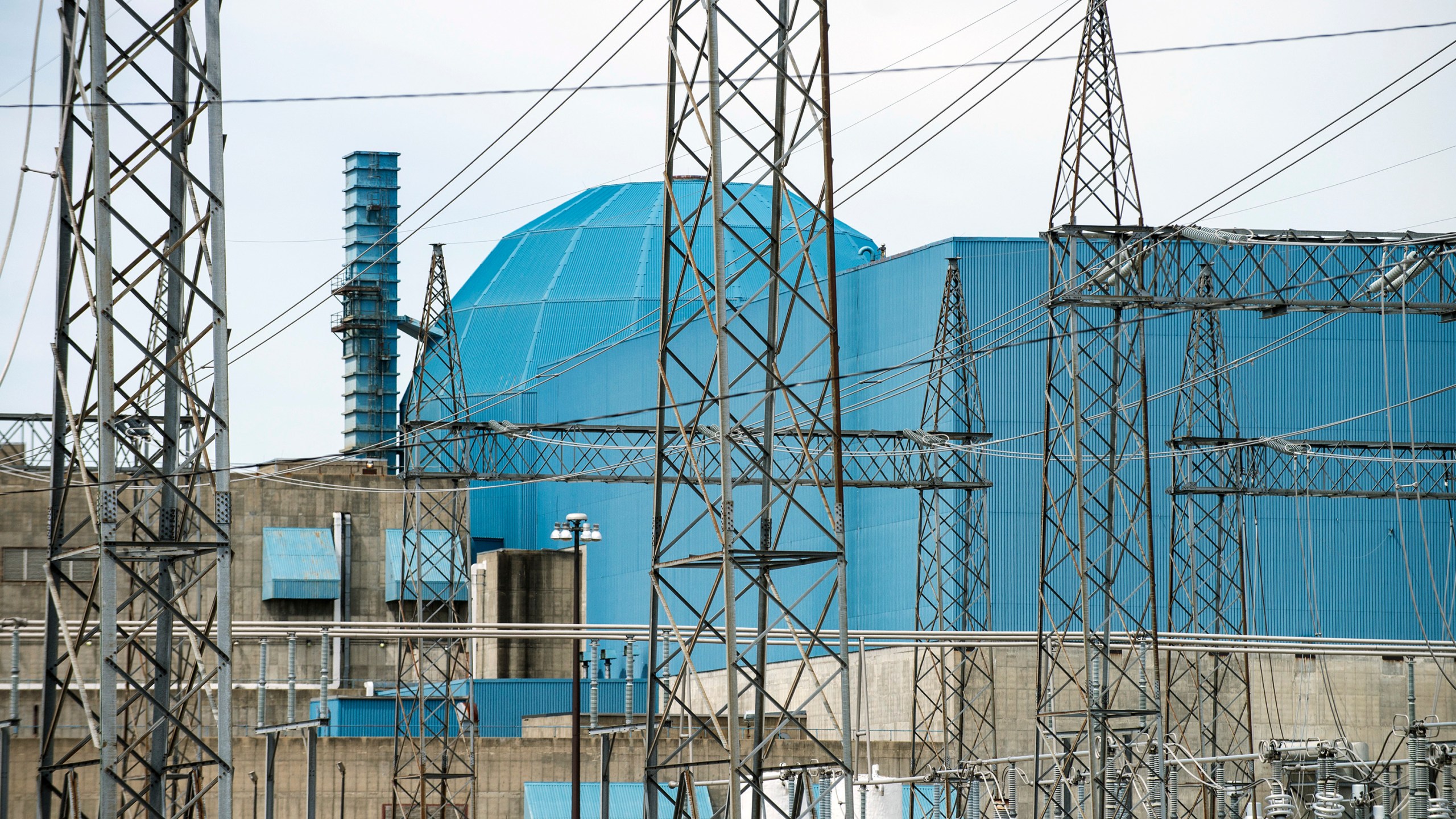 FILE - This June 2, 2016 file photo shows the Clinton Clean Energy Center in Clinton, Ill. (John Dixon/The News-Gazette via AP, File)