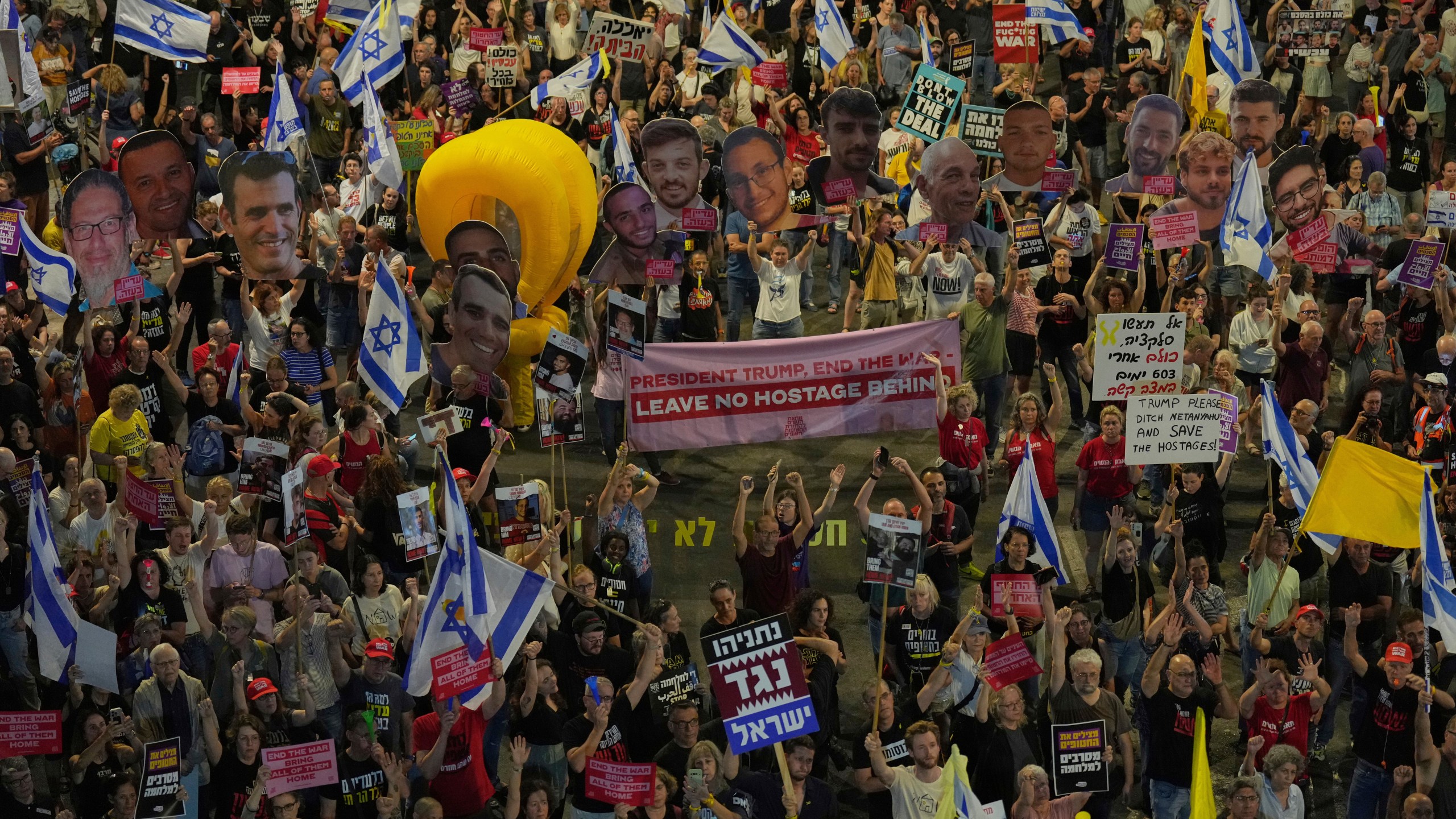 Protesters gather in Tel Aviv