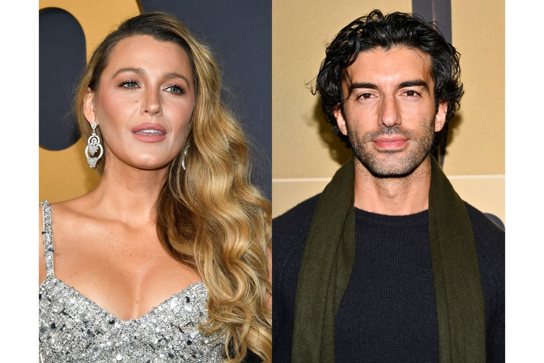 composite photos of Blake Lively and Justin Baldoni