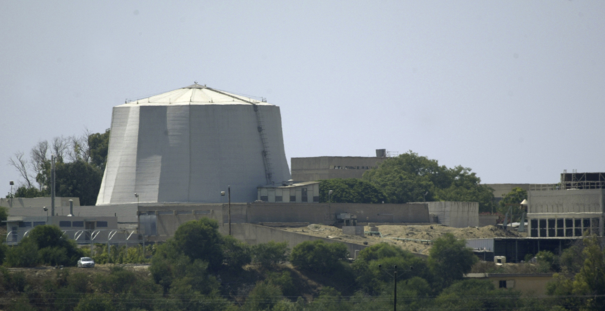 FILE - A view of Israel's Sorek nuclear reactor center near the central Israeli town of Yavne, on July 5, 2004. (AP Photo, File)