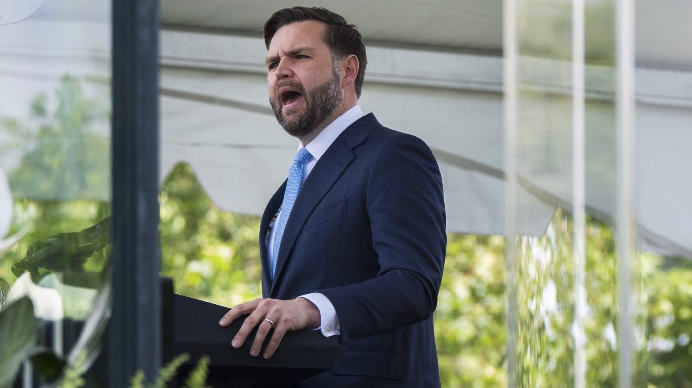 Vice President JD Vance speaks at the 44th annual National Peace Officers' Memorial Service