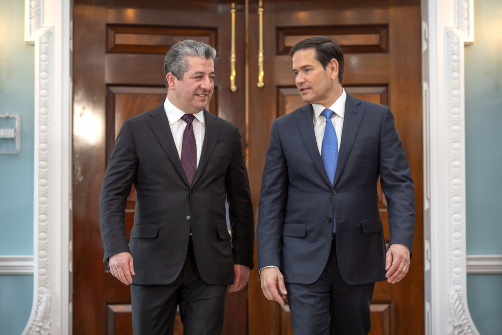 Masrour Barzani and Marco Rubio