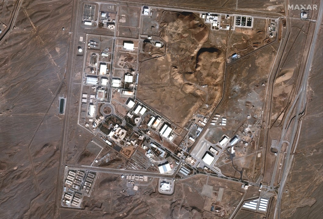 aerial view of Natanz nuclear facility