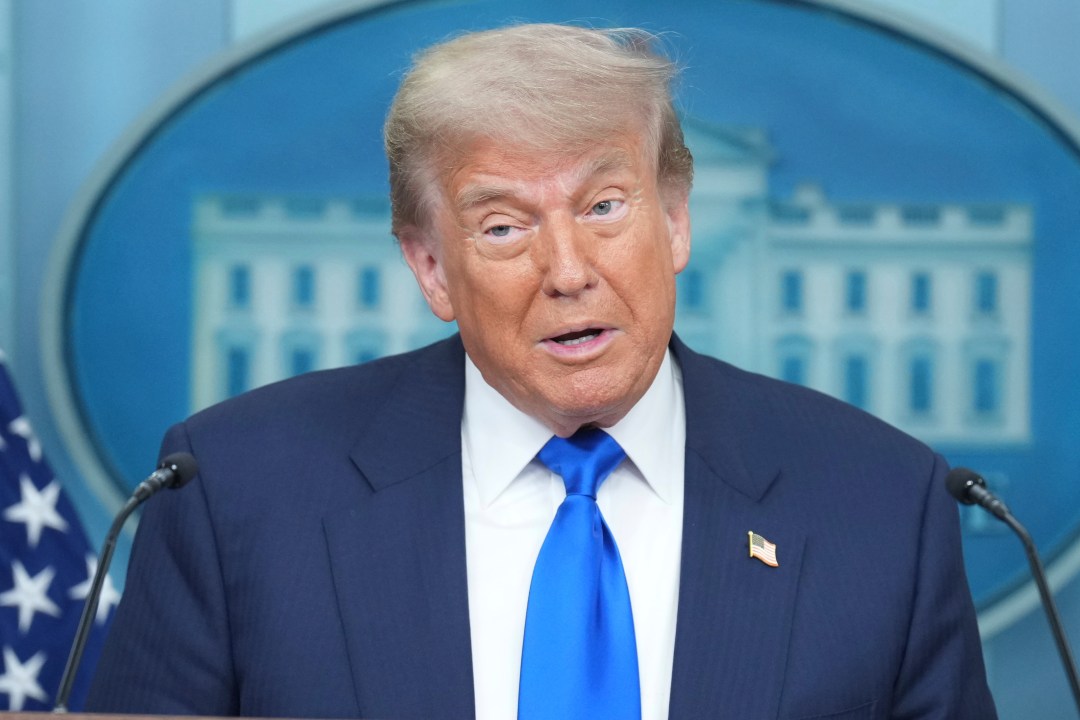 Trump speaks from the White House