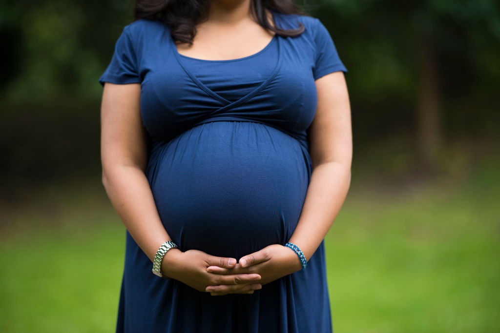 A picture of a pregnant woman