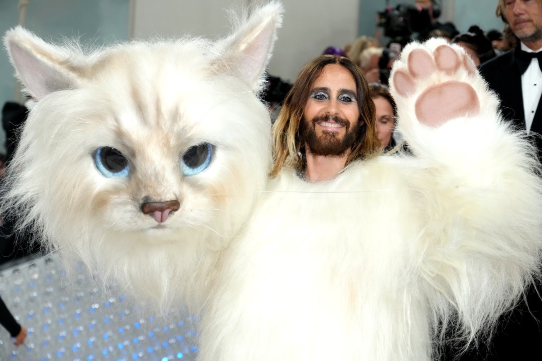 Jared Leto in cat costume