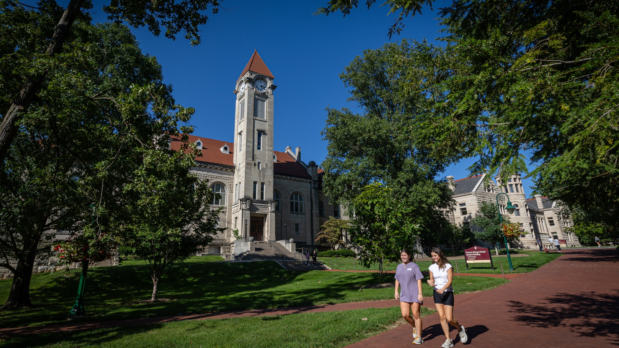 A general view of Indiana University campus