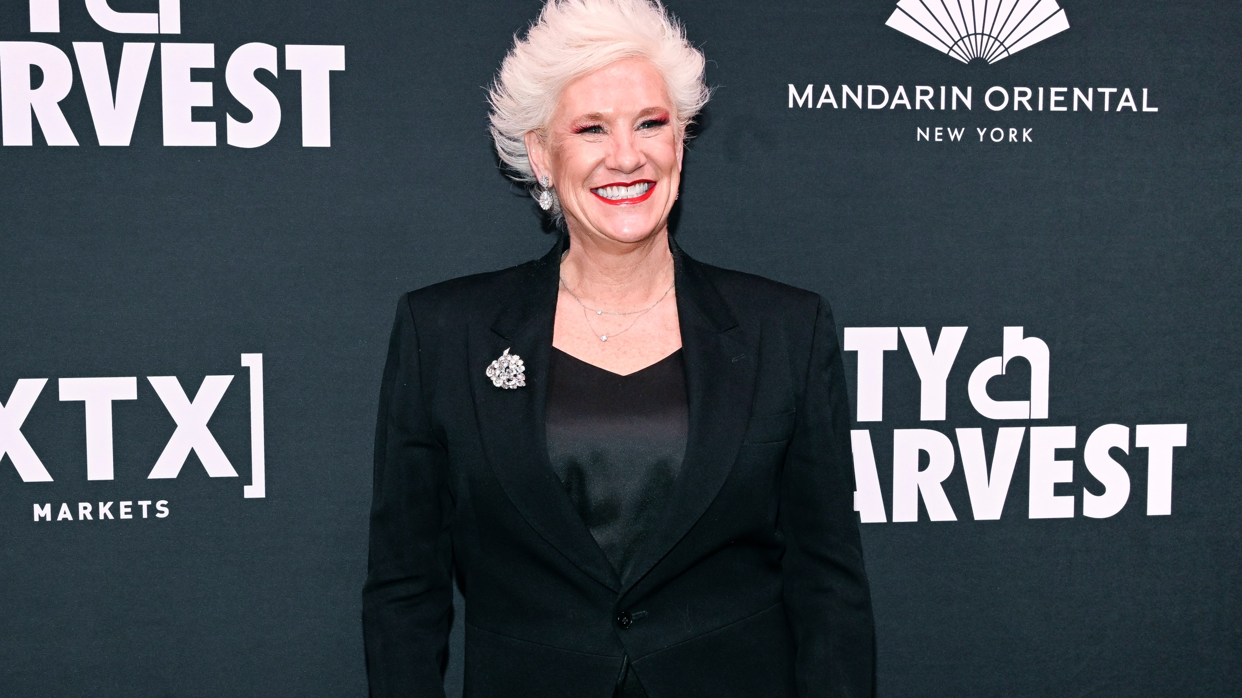 Anne Burrell arrives at a gala