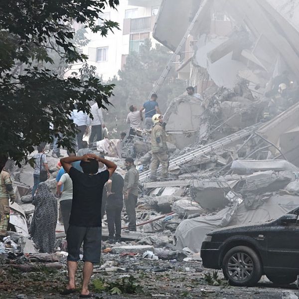 Aftermath of Israeli strikes on Iran.