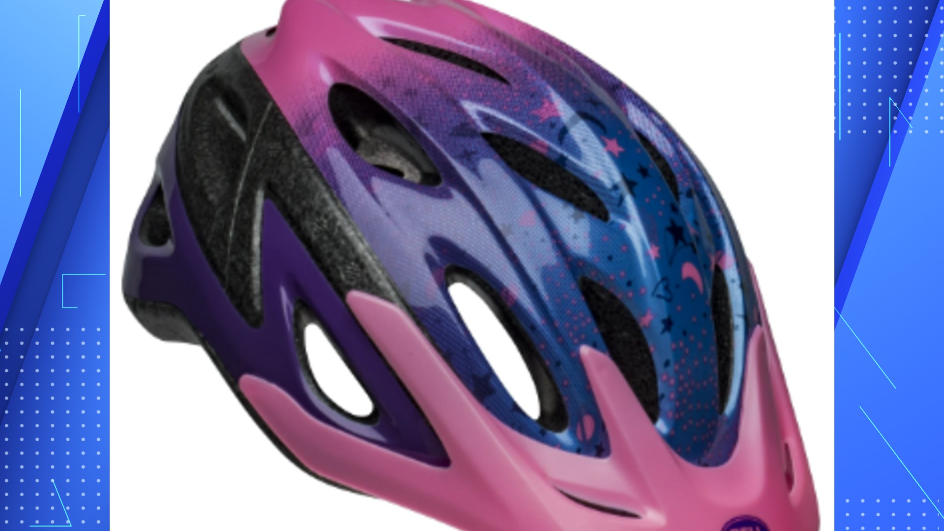 A picture of a bicycle helmet