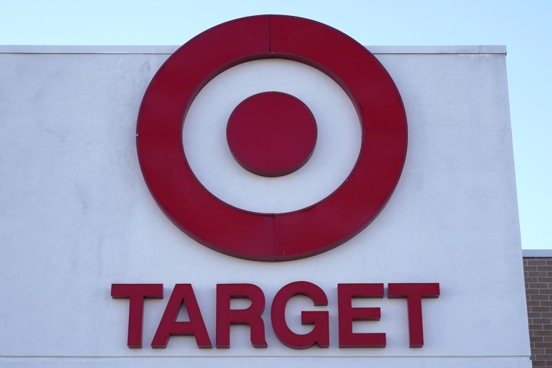 The red Target "bullseye" logo on a building.