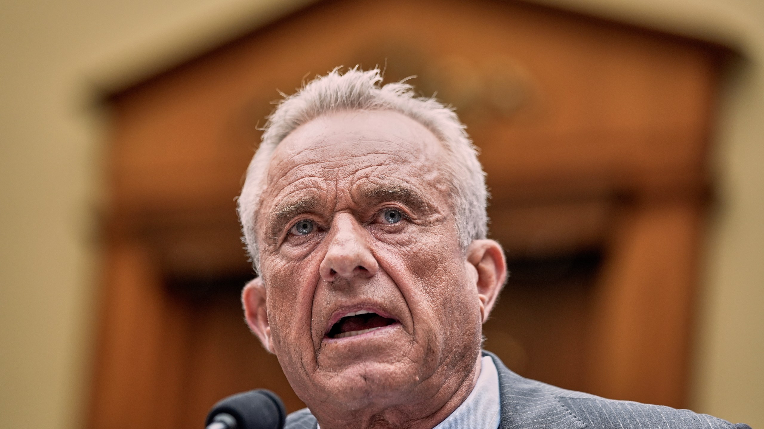 Secretary of Health and Human Services Robert F. Kennedy Jr., testifies during a House Energy and Commerce Committee, Tuesday, June 24, 2025, in Washington. (AP Photo/Mariam Zuhaib)
