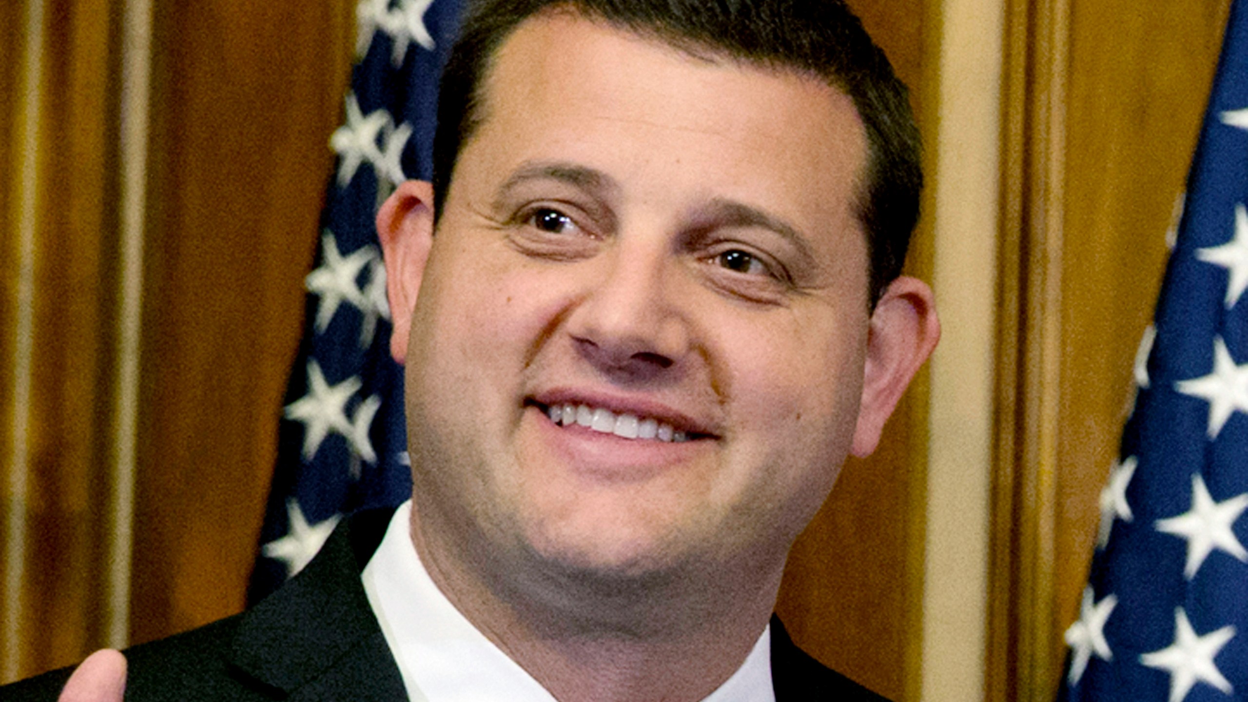 FILE – U.S. Rep. David Valadao, R-Calif., poses for a photo in Washington on Jan. 6, 2015. (AP Photo/Jacquelyn Martin, File)