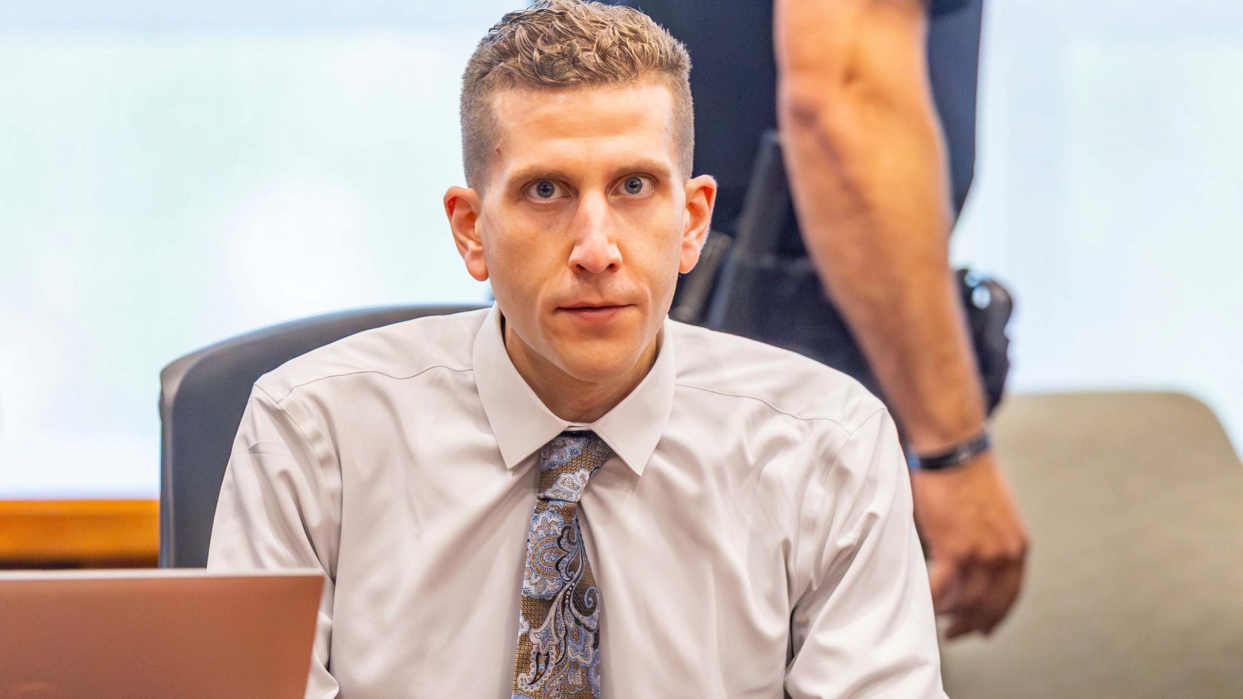 Brian Kohberger appears at the Ada County Courthouse, July 2, 2025, in Boise, Idaho. (AP Photo/Kyle Green, Pool)