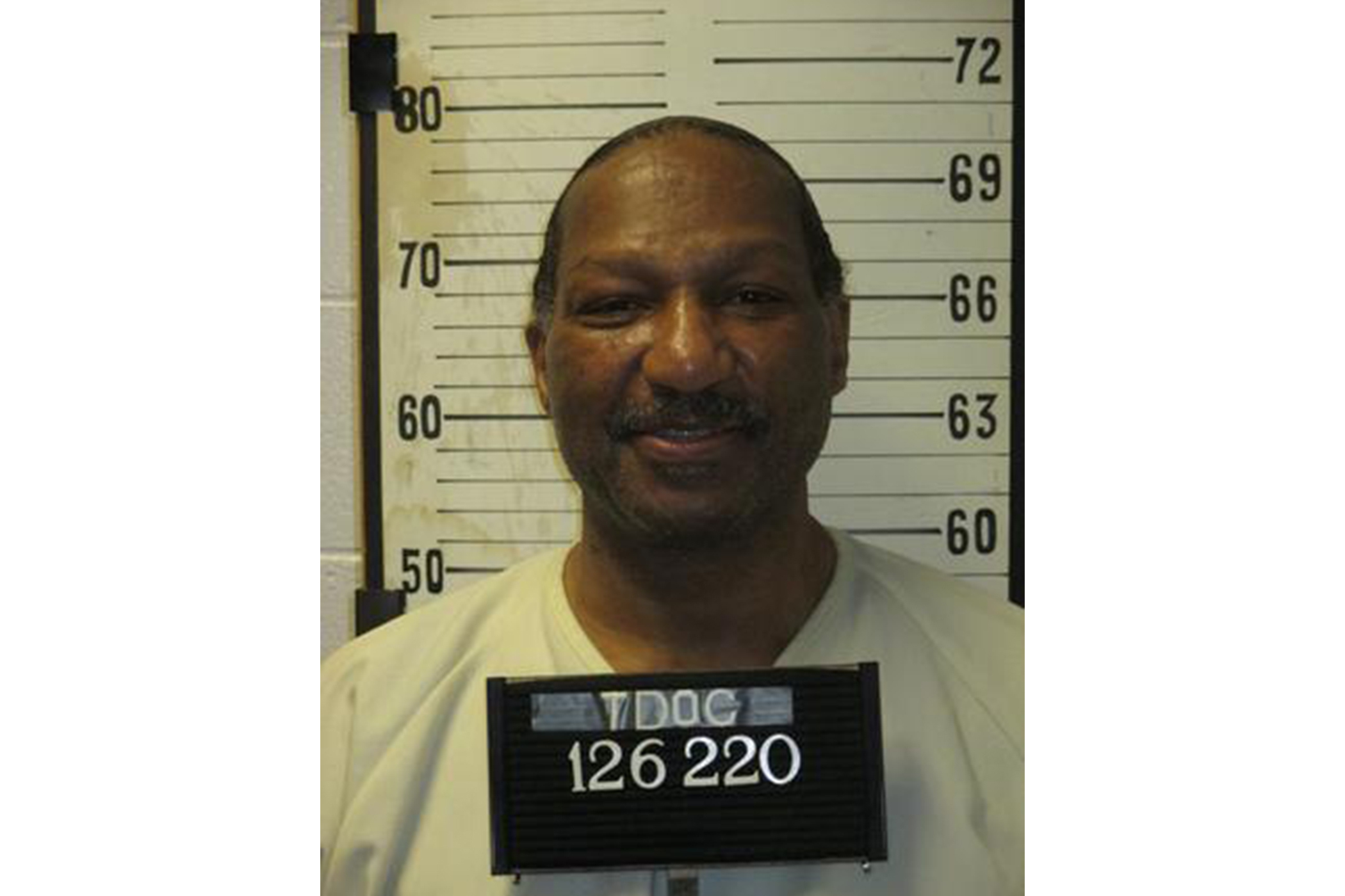 This undated booking photo provided by the Tennessee Department of Corrections shows Byron Black.