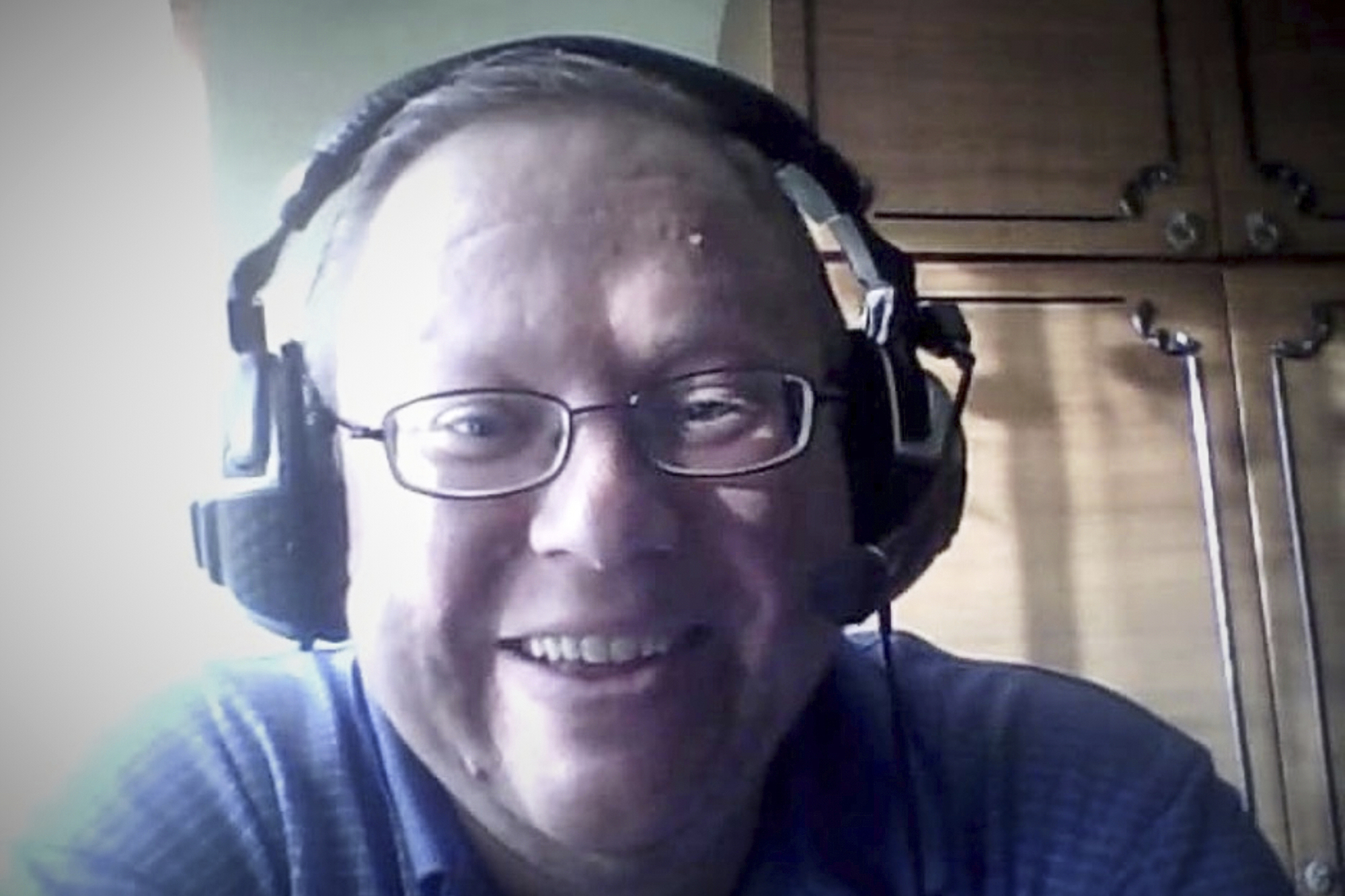 This undated family photo shows Maksym Petrov, an interpreter for the Organization for Security and Cooperation in Europe, who was detained by pro-Russian forces in April 2022, in Ukraine's Luhansk region. (Family Photo via AP)