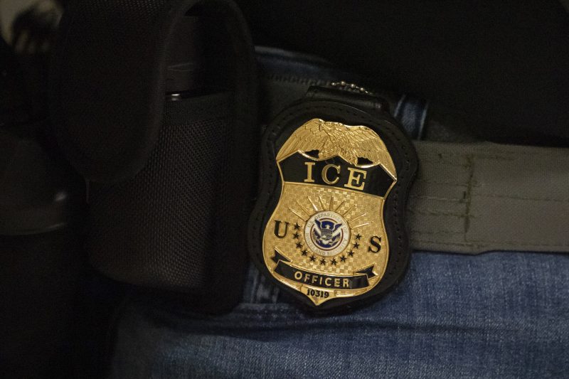 ICE law enforcement badge