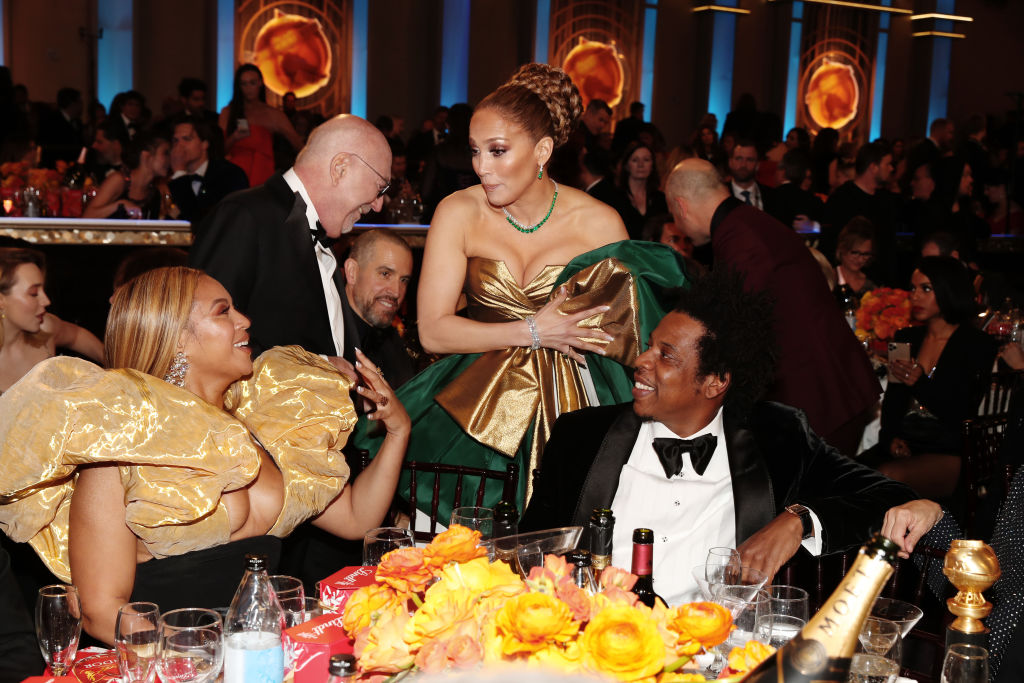 Beyoncé, Jennifer Lopez, and Jay-Z