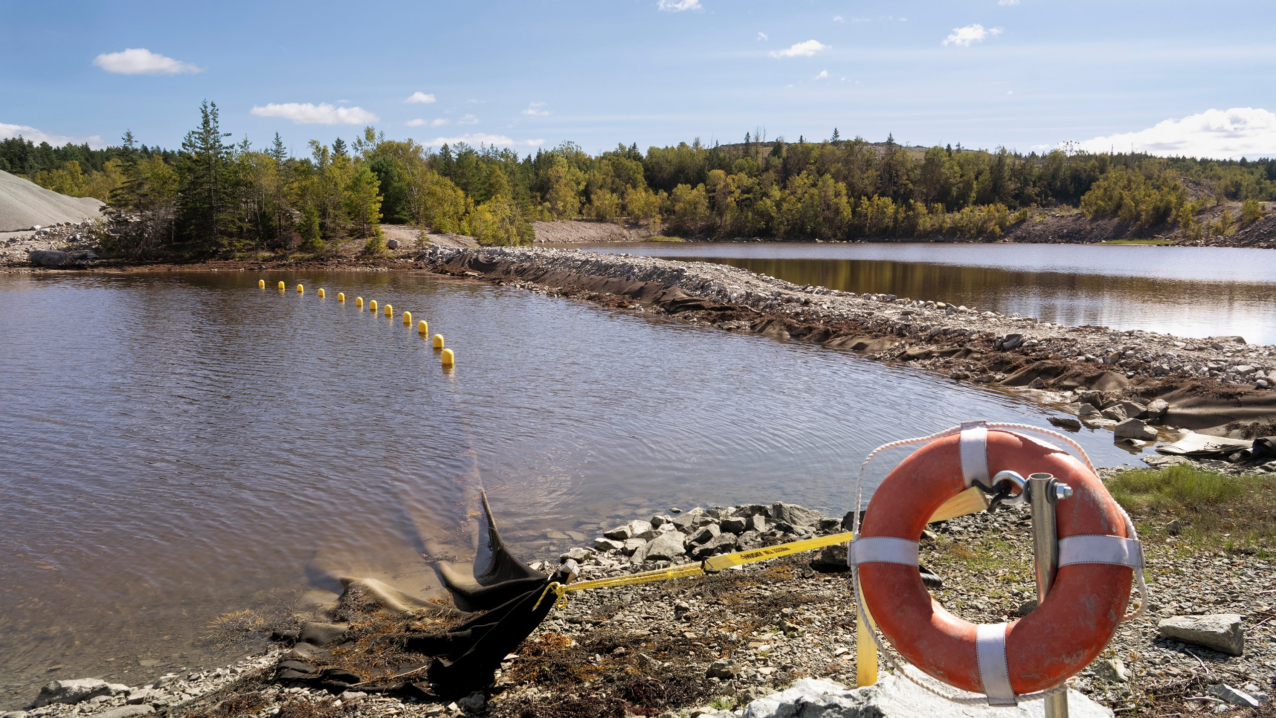 Sunshine Stewart's body was found by authorities in Crawford Pond, pictured here.