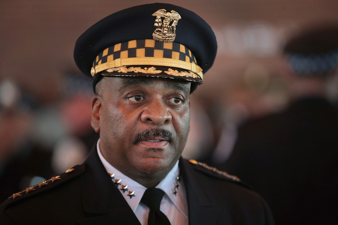 Chicago police officer Eddie Johnson