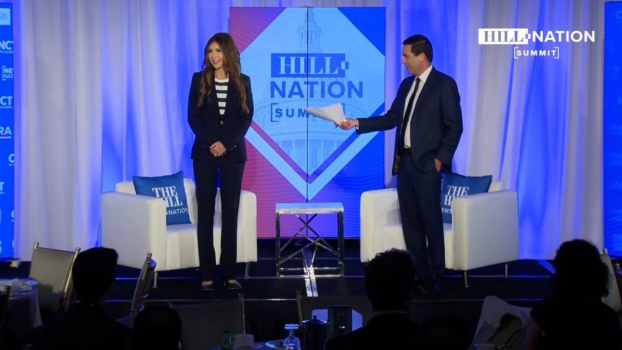Speaking at the inaugural Hill Nation Summit Wednesday, Kristi Noem defended the administration’s targeting of the farms telling the audience a “large case” had been built to warrant the raids. (NewsNation)