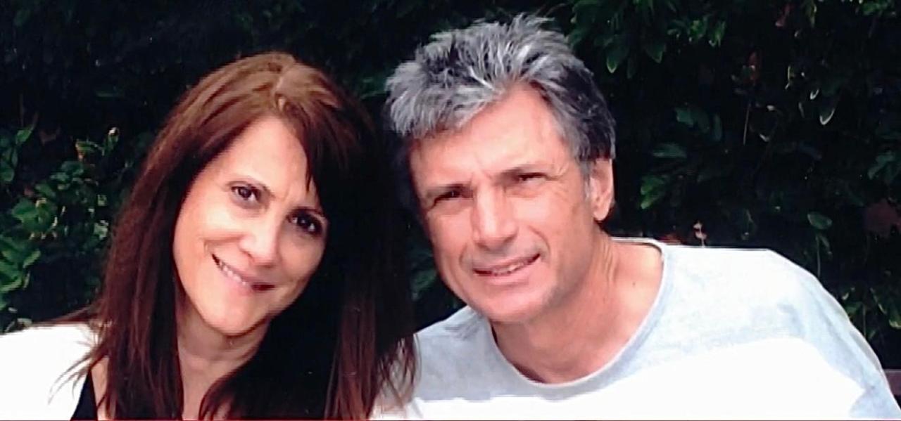 Robin Kaye and her husband, Thomas DeLuca side by side