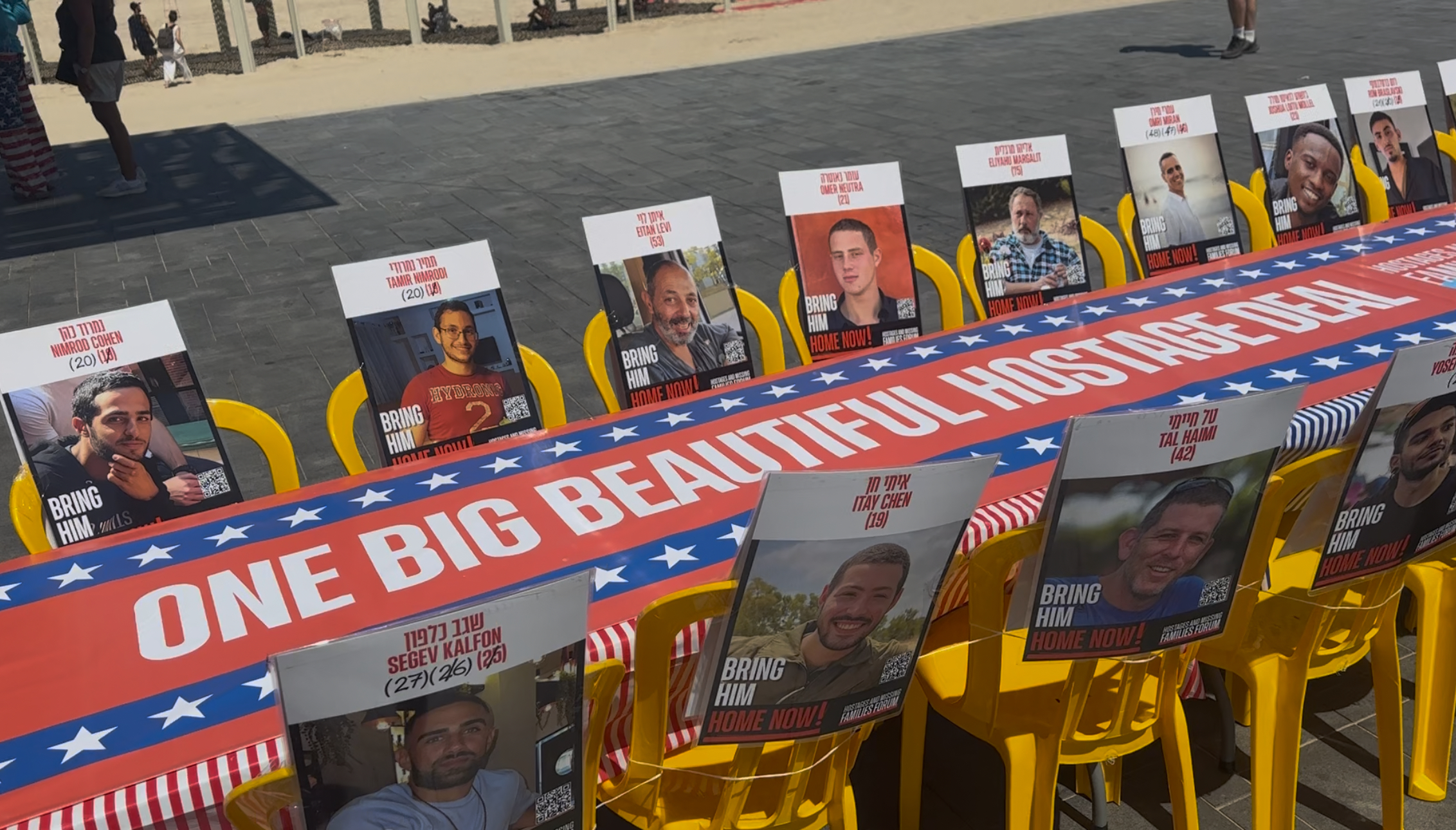 In Israel, people are hoping there’s one a deal in the Congress that gets the hostages in Gaza Hamas out. (Robert Sherman)