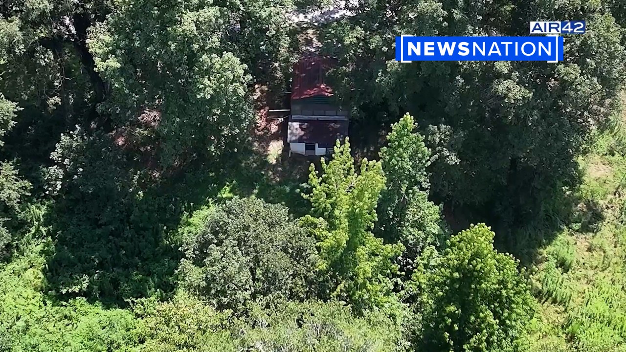 A partially hidden bunker