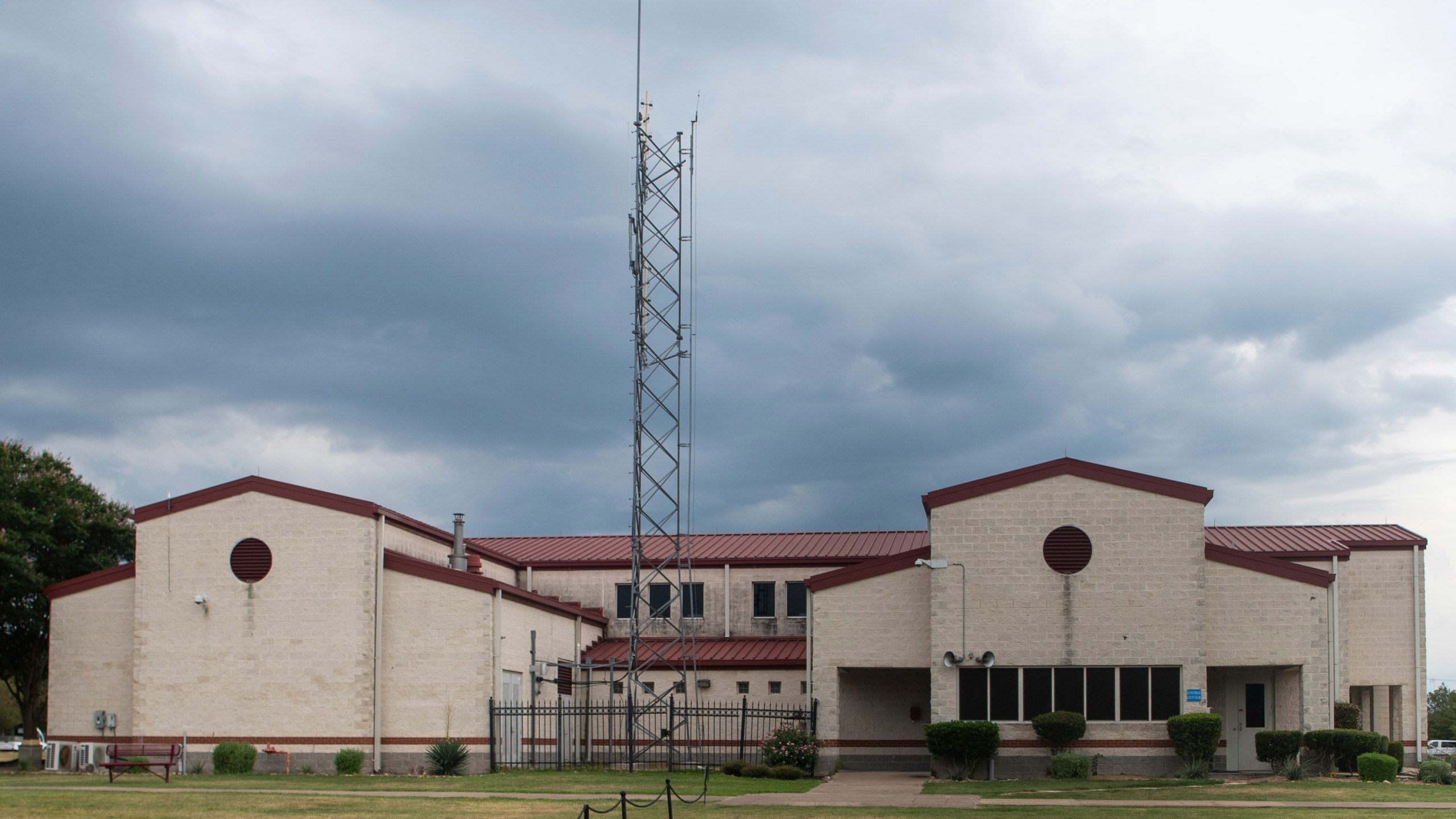 Federal Prison Camp, Bryan is seen in Bryan, Texas, on Saturday, Aug. 2, 2025. (Meredith Seaver/College Station Eagle via AP)