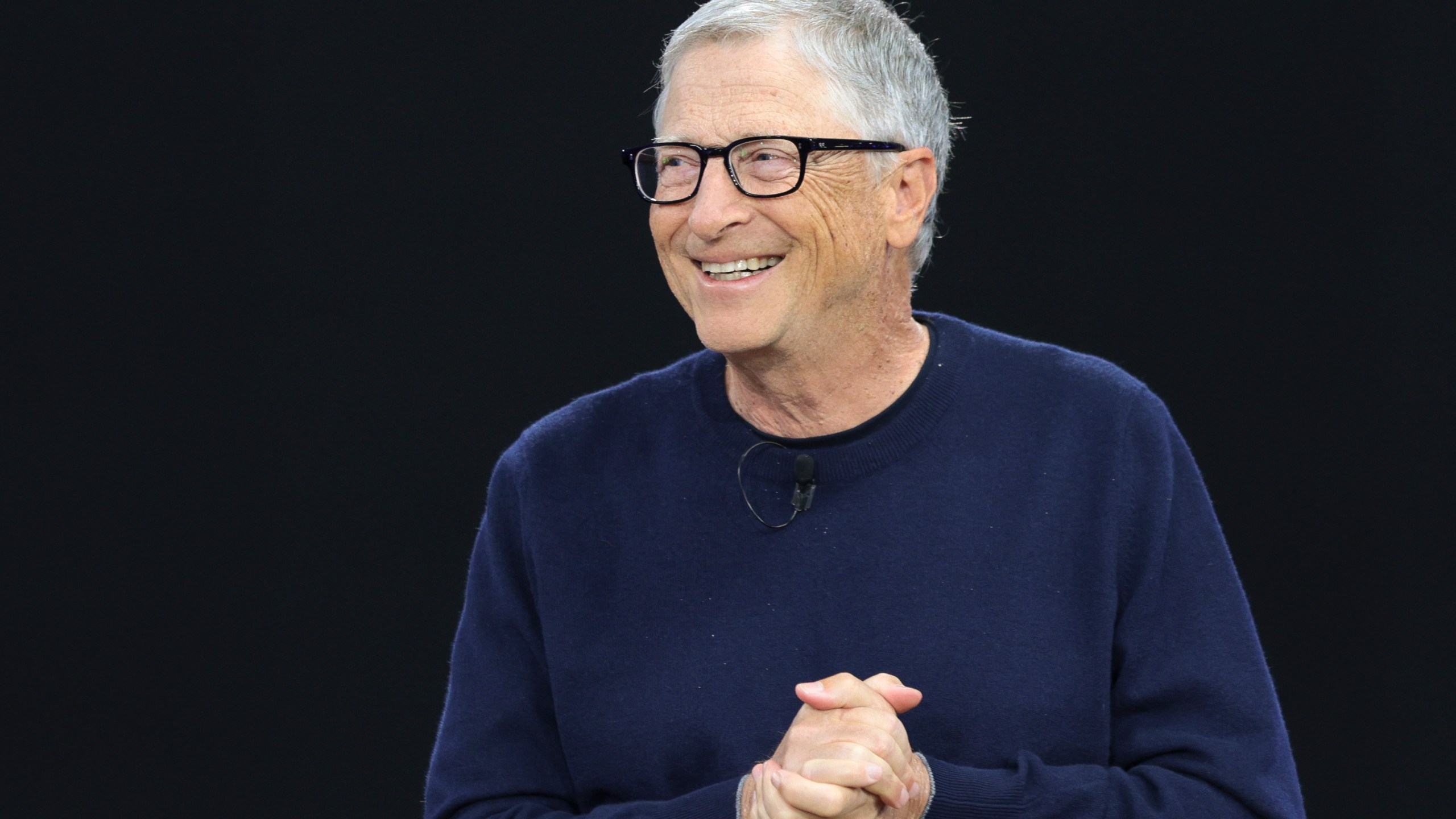 Microsoft co-founder and former CEO Bill Gates speaks during a 50th Anniversary celebration event at Microsoft headquarters on April 4, 2025, in Redmond, Washington