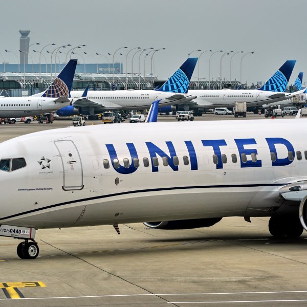 FILE - A United Airlines jet begins to taxi at O'Hara International Airport in Chicago, May 29, 2025. (AP Photo/Gene J. Puskar, File)