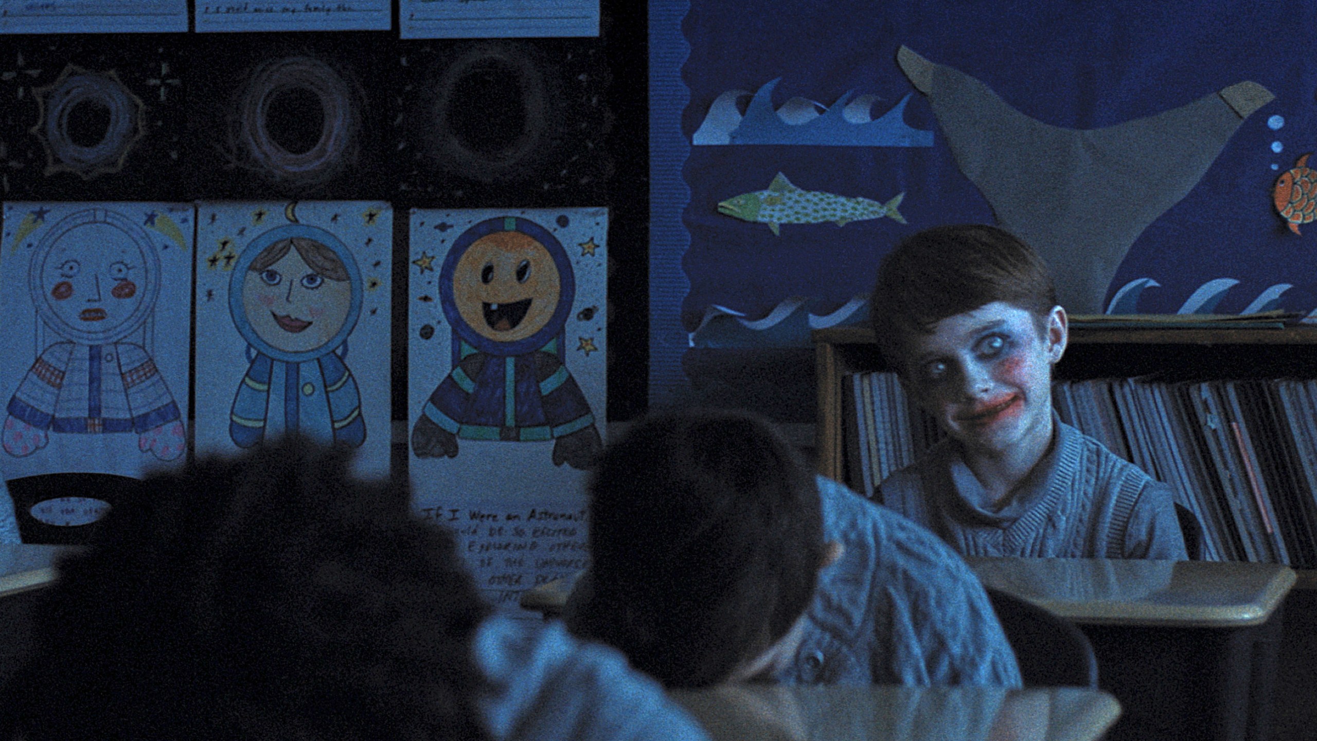 This image released by Warner Bros. Pictures shows Cary Christopher in a scene from "Weapons." (Warner Bros. Pictures via AP)