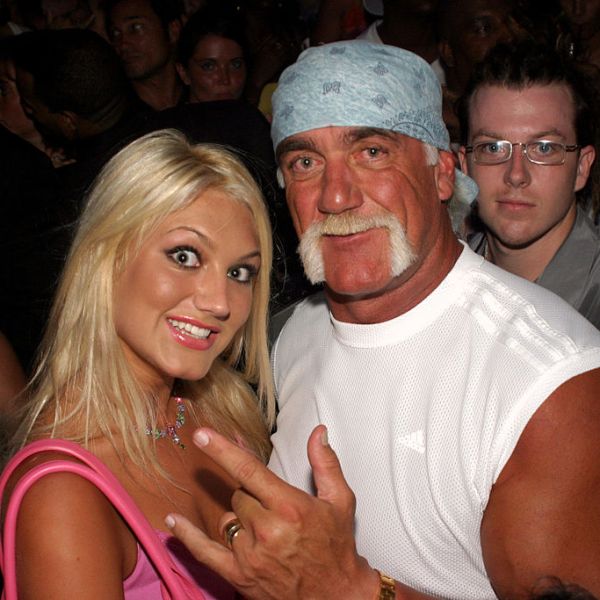 Brooke Hogan and Hulk Hogan are pictured