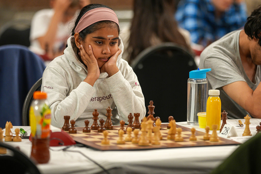 Bodhana Sivanandan competes in the British Chess Championships