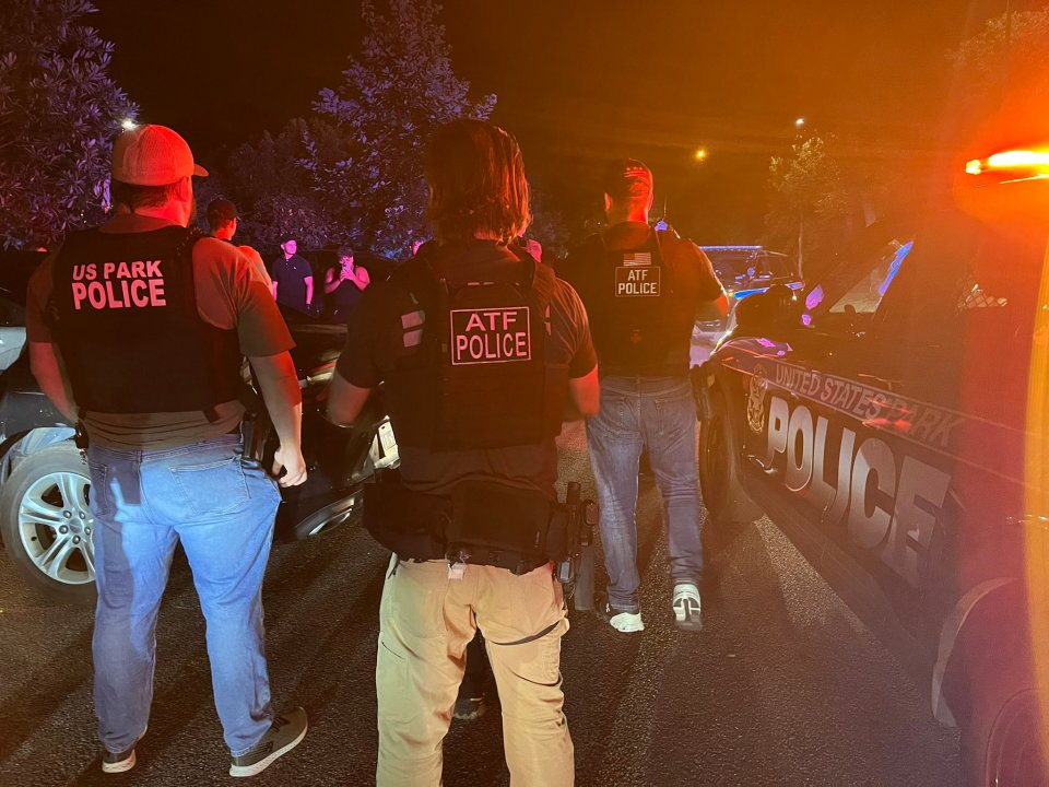 Federal presence in DC (Courtesy ATF)