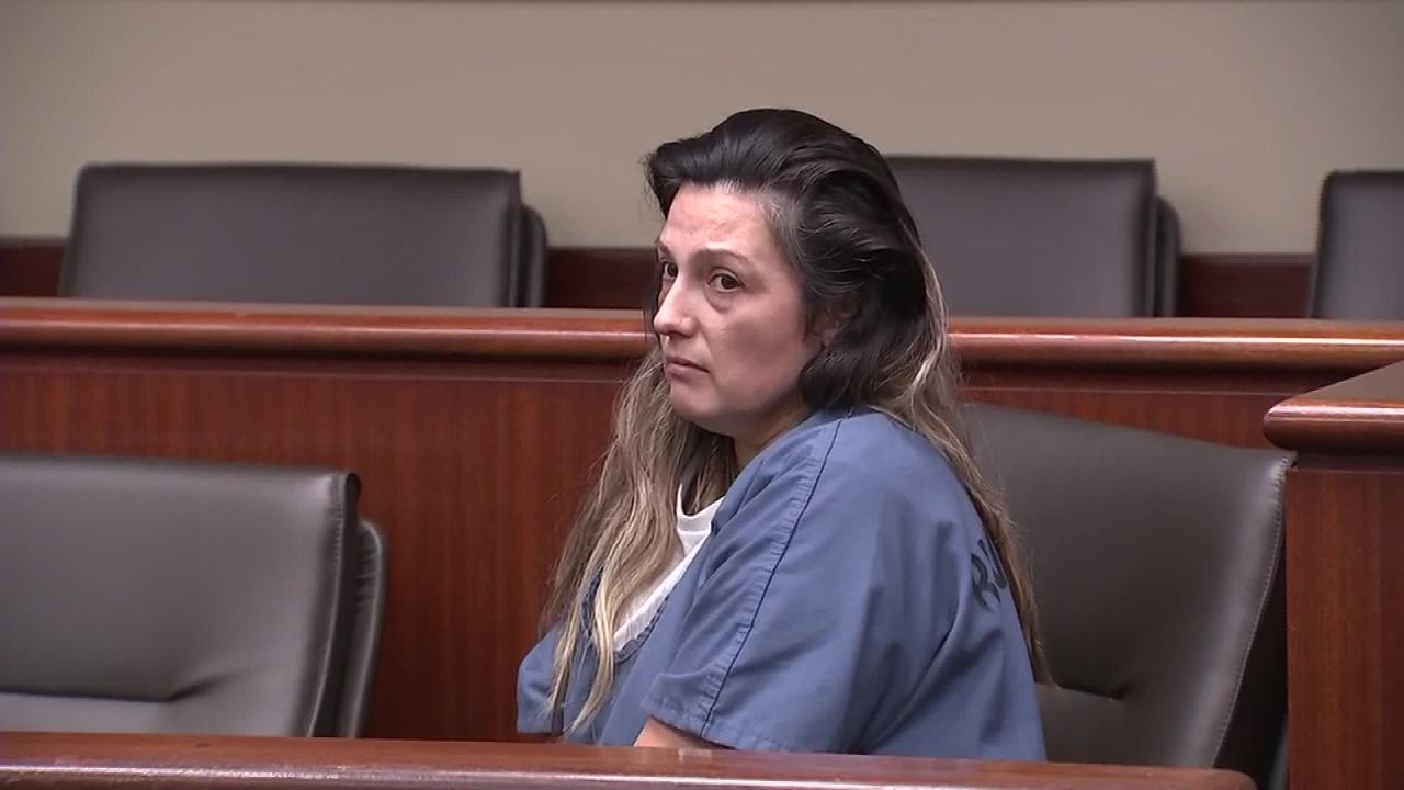 Rebecca Haro is seen in court