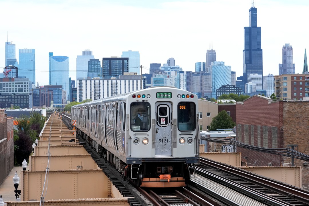 A Chicago Transit Authority train 