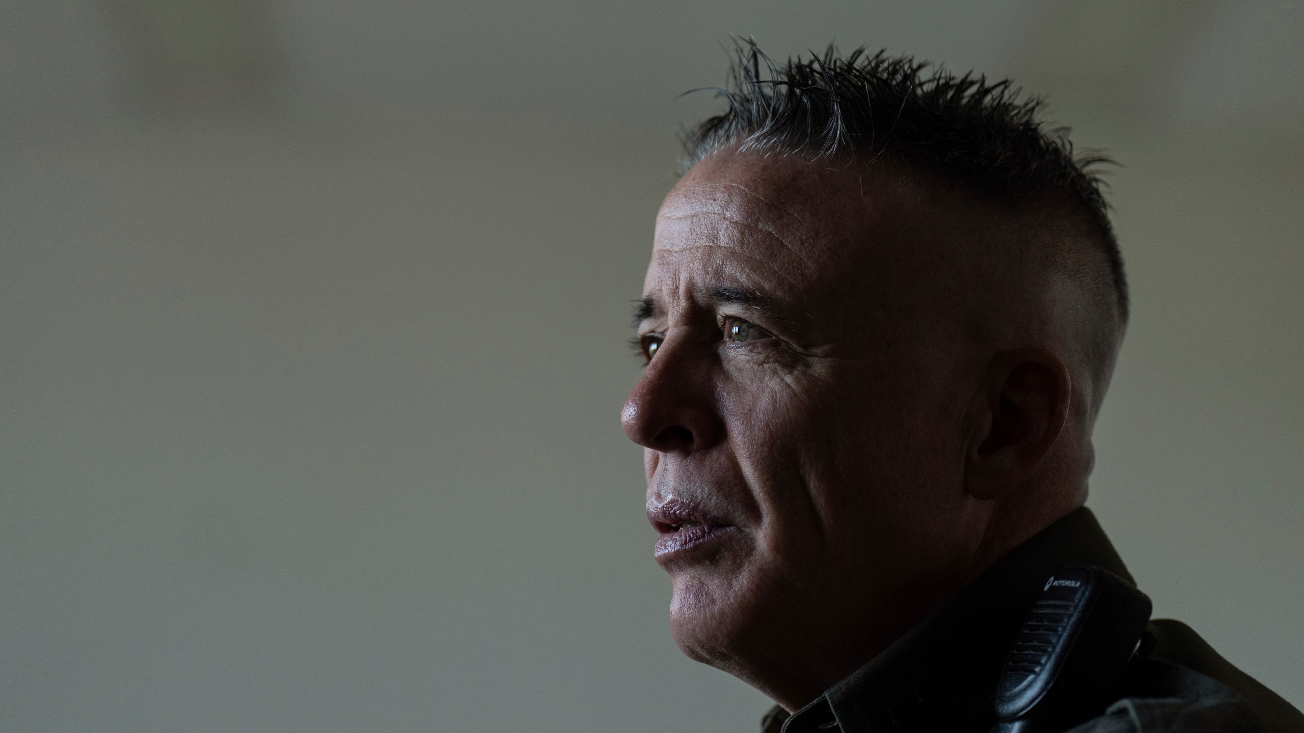 Gregory Bovino, chief patrol agent of the U.S. Border Patrol's El Centro Sector, speaks during an interview with The Associated Press in Los Angeles, Monday, Aug. 25, 2025. (AP Photo/Jae C. Hong)