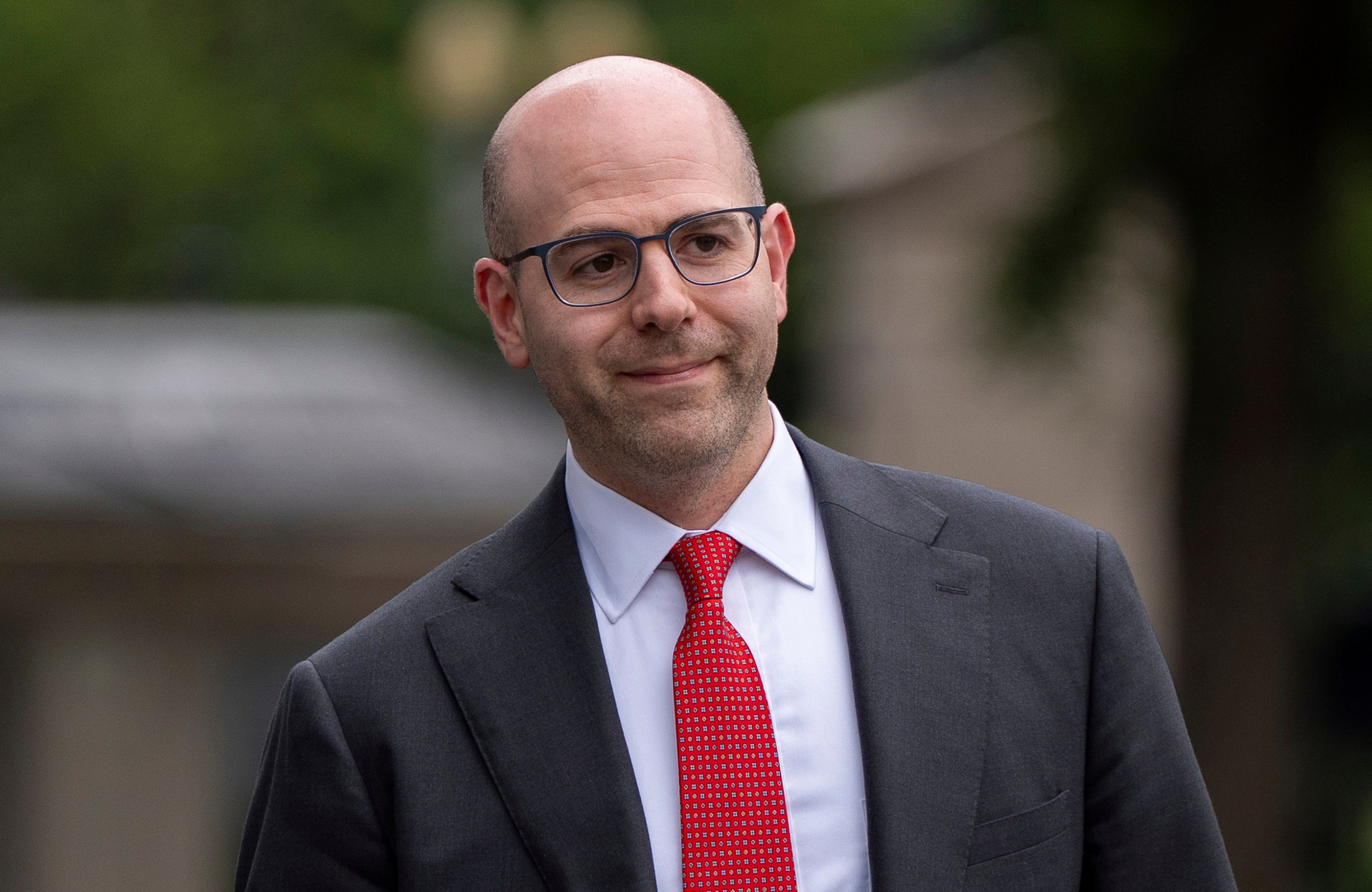 FILE - Stephen Miran, chairman of the Council of Economic Advisors, walks at the White House, June 17, 2025, in Washington. (AP Photo/Alex Brandon, File)