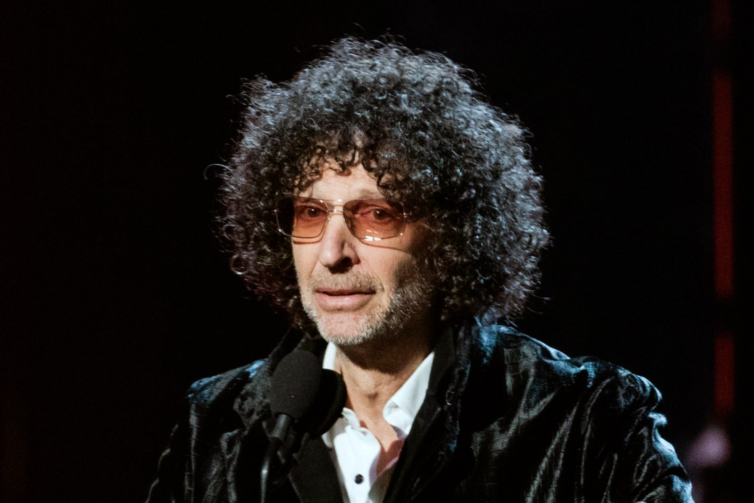 Howard Stern speaks onstage