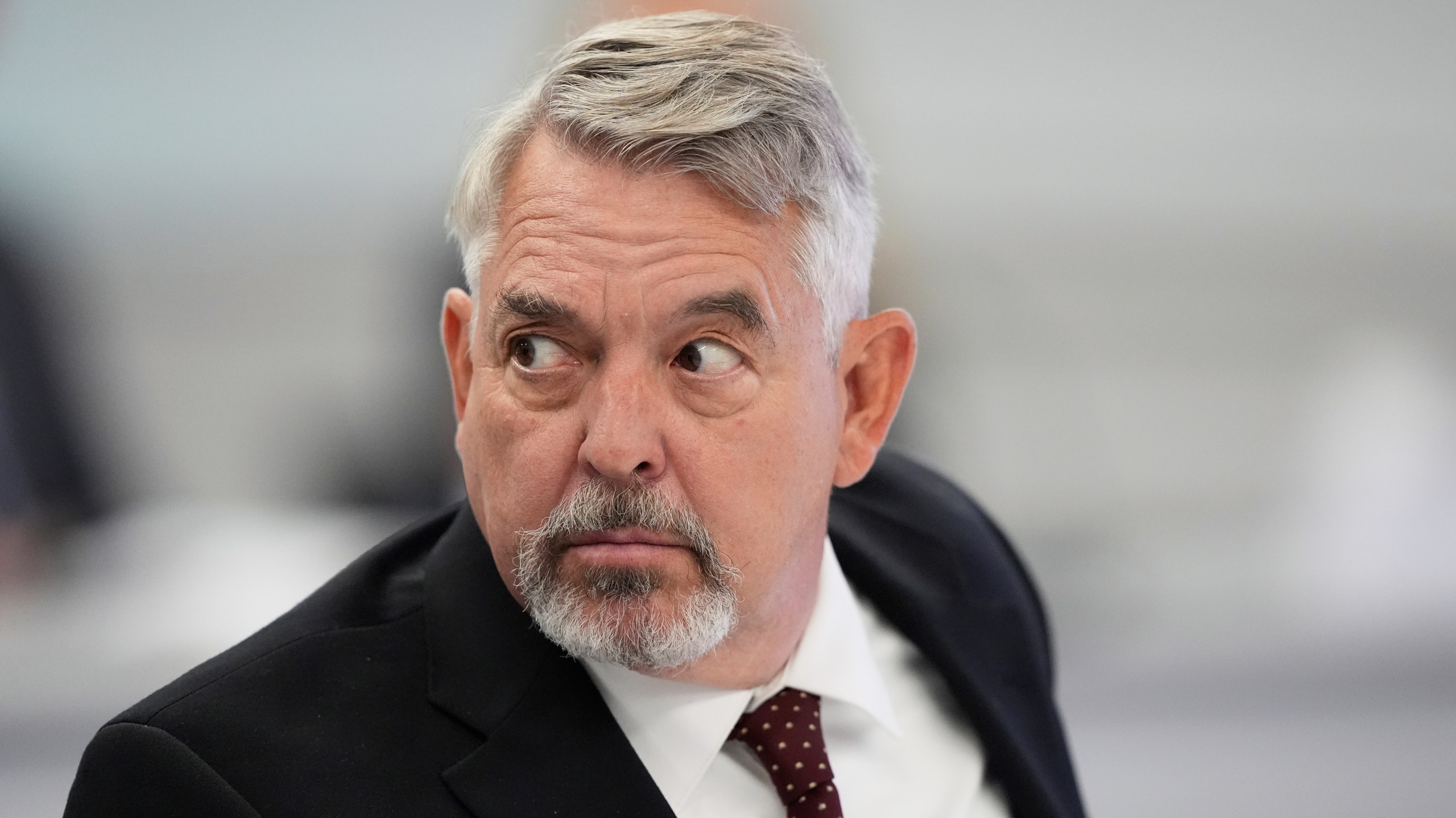 Committee member, Dr. Joseph Hibbeln, listens during a meeting of the Advisory Committee on Immunization Practices at the CDC on Thursday, Sept. 18, 2025, in Chamblee, Ga. (AP Photo/Brynn Anderson)