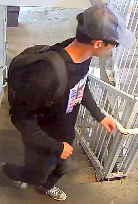A photo of a person of interest in connection with the murder of Charlie Kirk at Utah Valley University