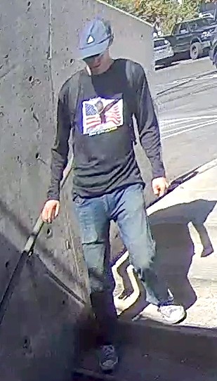 A photo of a person of interest in connection with the murder of Charlie Kirk at Utah Valley University