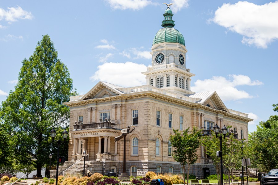 Athens, Georgia, Athens City Hall, restored historic building.